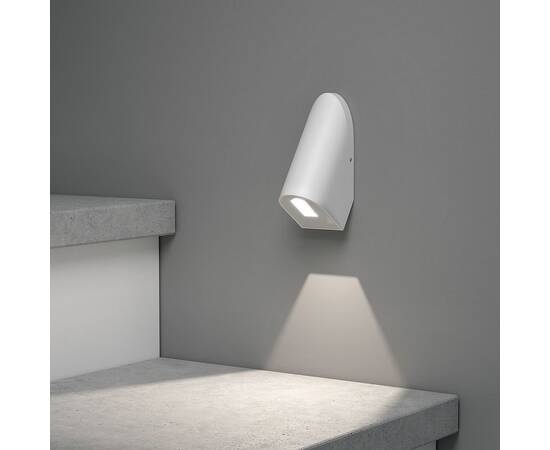 Уличный настенный светодиодный cветильник Elektrostandard Bit 35168/D белый a063975