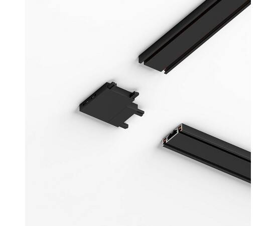 Коннектор для 4-стороннего соединителя накладного шинопровода Elektrostandard Flat Magnetic 85004/00 черный a063739, изображение 5