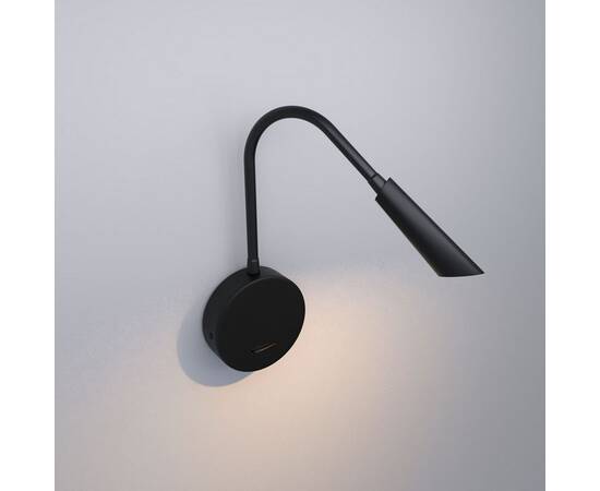 Бра Elektrostandard Stem 40120/LED 3000K черный a063704, изображение 3