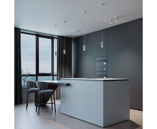 Подвесной светильник Elektrostandard Nubis 50122/1 GU10 белый a064792, изображение 4