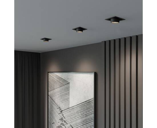 Встраиваемый светодиодный светильник Elektrostandard Conner 25087/LED 8W 4000K черный a063994, изображение 5