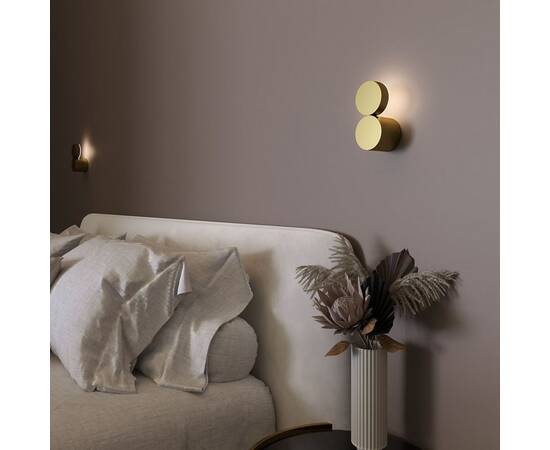 Настенный светодиодный светильник Elektrostandard Brioni 40131/LED золото a064598, изображение 2