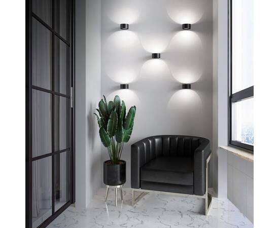 Настенный светодиодный светильник Elektrostandard Coneto MRL LED 1045 черный a063684, изображение 2