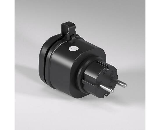 Умная розетка с мониторингом энергопотребления Elektrostandard 76102/00 черная a065376