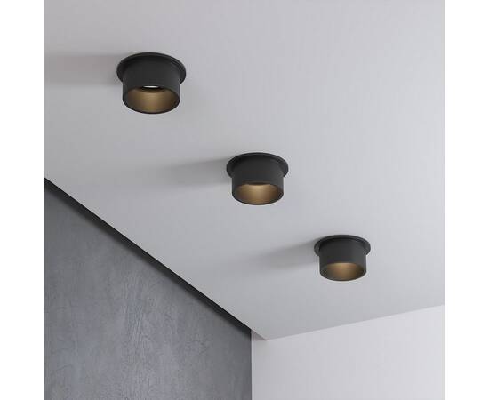 Встраиваемый светильник Elektrostandard Moll 25004/01 GU10 черный a064244, изображение 3