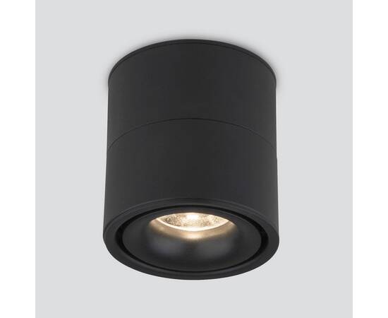 Накладной светодиодный светильник Elektrostandard Klips DLR031 15W 3000K черный матовый a063937, изображение 2