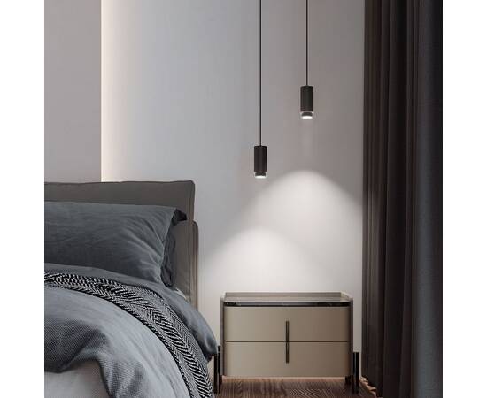 Подвесной светильник Elektrostandard Nubis 50122/1 GU10 черный a064790, изображение 3