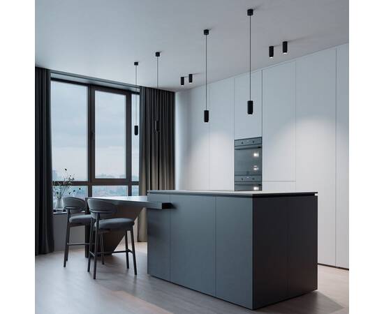 Подвесной светильник Elektrostandard Nubis 50122/1 GU10 черный a064790, изображение 4