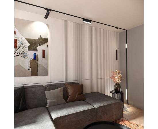 Трековый светодиодный светильник Elektrostandard Flat Magnetic Insight 85090/01 черный a063696, изображение 6