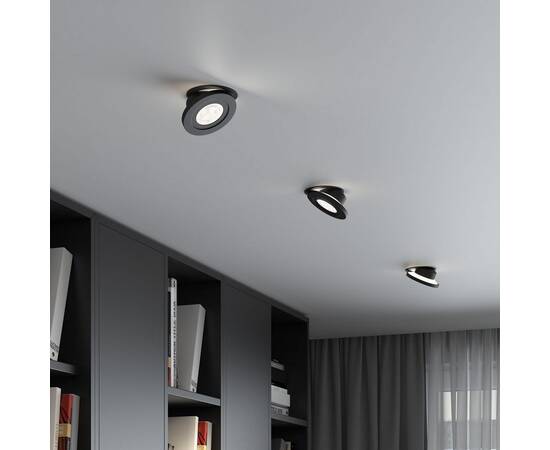 Встраиваемый светодиодный светильник Elektrostandard Surf 25084/LED 6W 4000K черный a063675, изображение 4