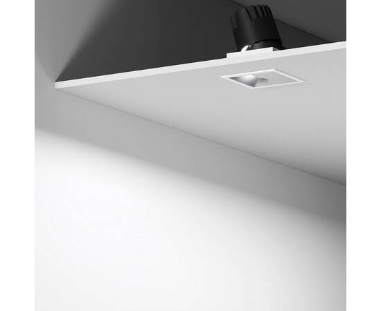 Встраиваемый светодиодный светильник Elektrostandard Inline 25091/LED 10W 4000K белый/хром a064614