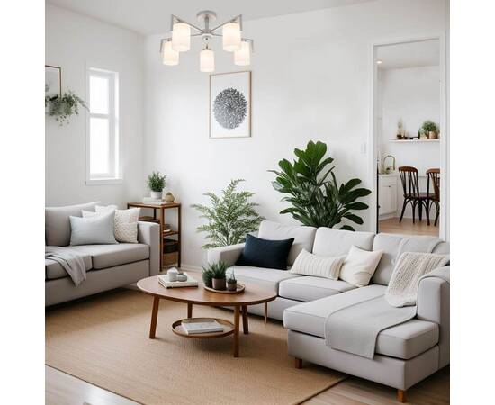 Потолочная люстра Escada Style 1142/5P Silver, изображение 6