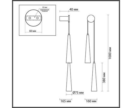 Бра Odeon Light LUMP 5044/24WL, изображение 3