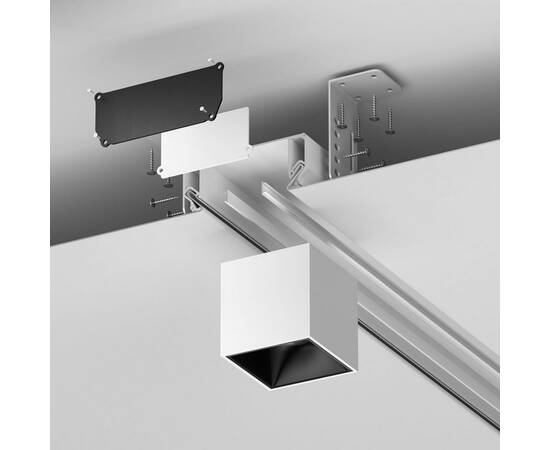 Профиль ниши скрытого монтажа в натяжной потолок Maytoni Technical ALM-9940-SC-W-2M, изображение 5