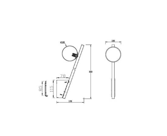 Бра Maytoni Kazimir MOD175WL-01G, изображение 2