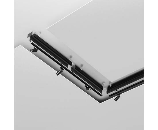 Профиль ниши скрытого монтажа для ГКЛ потолка Maytoni Technical ALM-11681-PL-B-2M, изображение 2