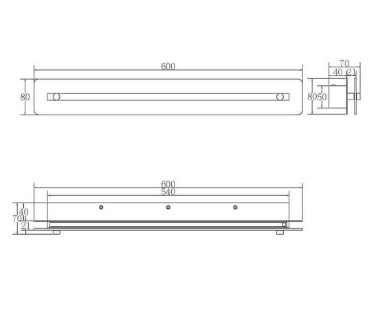 Настенный светодиодный светильник Maytoni Maya P091WL-L13CH3K, изображение 2