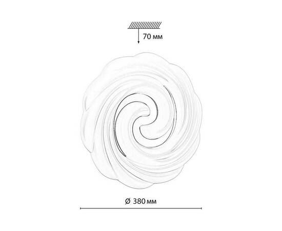 Настенно-потолочный светильник Sonex AGAP 7675/DL, изображение 4