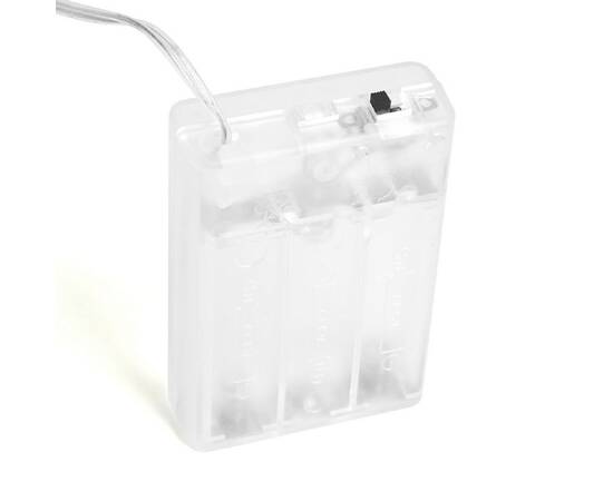 Светодиодная гирлянда Feron Линейная Лед Шарики на батарейках 3*AA разноцветная CL565 48612, изображение 4