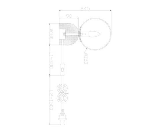 Настольная лампа Freya Fossil FR5288TL-01B1, изображение 2