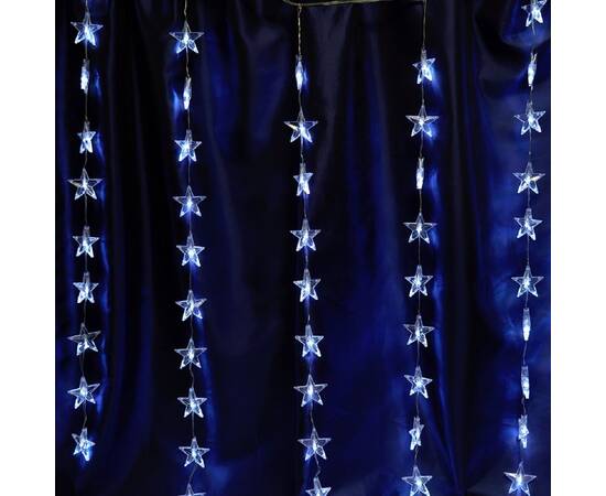 Светодиодная гирлянда Feron Занавес Звездочки 230V 5000K холодный белый 8 режимов CL25 48608