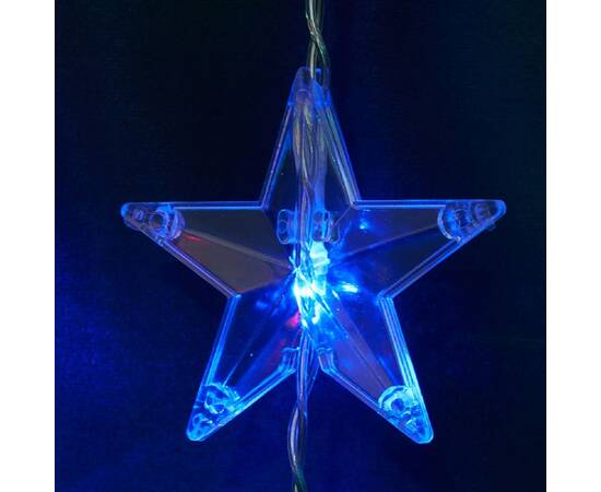 Светодиодная гирлянда Feron Занавес Звездочки 230V разноцветная 8 режимов CL25 48609, изображение 2