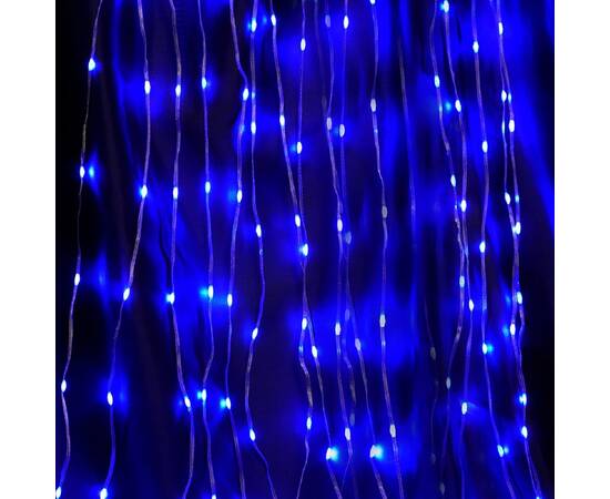 Светодиодная гирлянда Feron Занавес Водопад 230V синяя 8 режимов CL28 48606