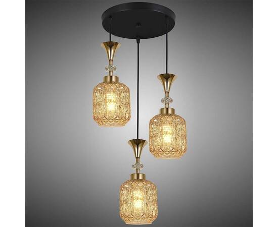 Подвесная люстра Reluce 02003-0.9-03 Amber, изображение 3