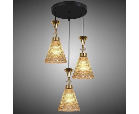 Подвесная люстра Reluce 02005-0.9-03 Amber, изображение 3