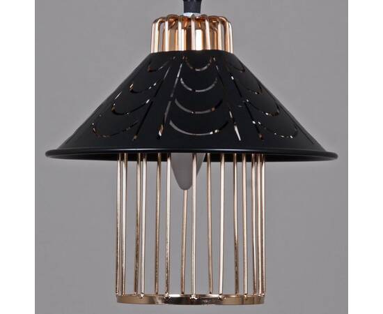 Подвесная люстра Reluce 02501-0.9-03 BK+GD, изображение 2