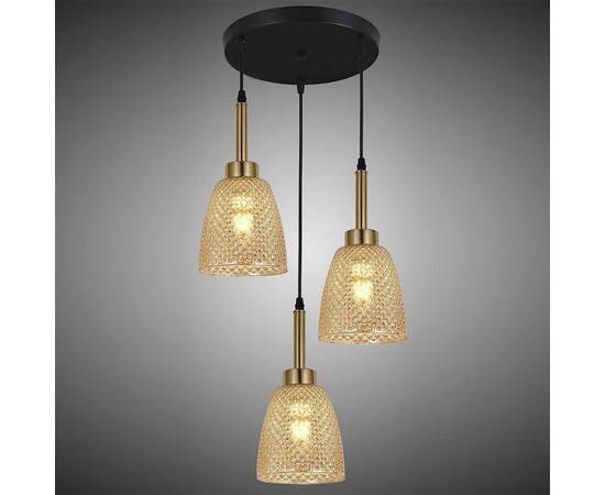 Подвесная люстра Reluce 09011-0.9-03 Amber, изображение 3