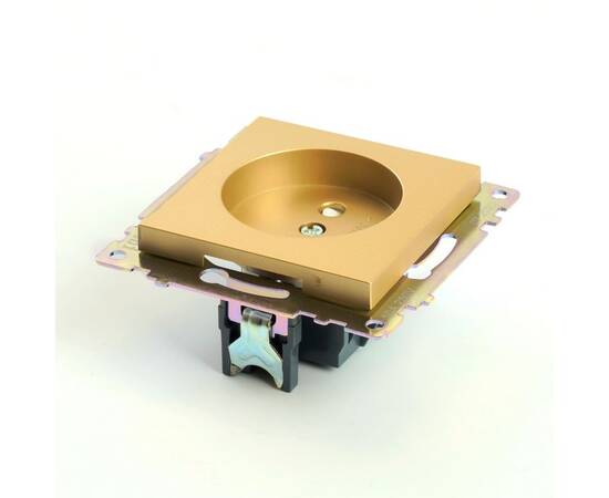 Розетка 2P Stekker Катрин золото GLS10-7109-08 49223, изображение 2