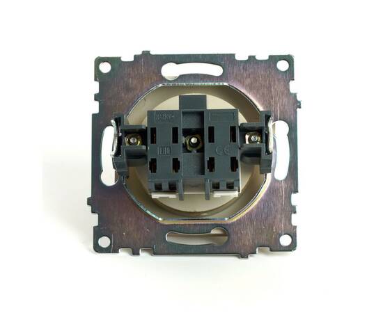 Розетка 2P Stekker Катрин золото GLS10-7109-08 49223, изображение 4