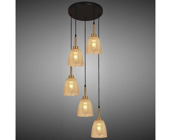 Подвесная люстра Reluce 09011-0.9-05 Amber, изображение 3