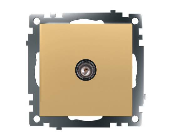 Розетка телевизионная Stekker Катрин золото GLS00-7108-08 49228