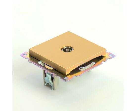 Розетка телевизионная Stekker Катрин золото GLS00-7108-08 49228, изображение 2