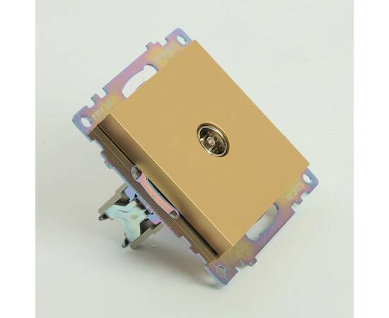 Розетка телевизионная Stekker Катрин золото GLS00-7108-08 49228, изображение 3