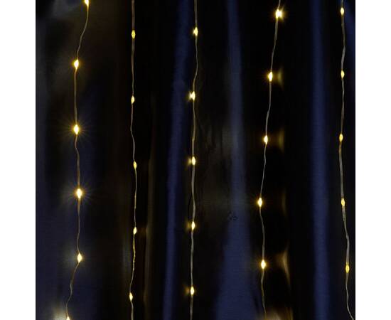 Светодиодная гирлянда Feron Занавес Водопад 230V 2700K теплый белый 8 режимов CL28 48603