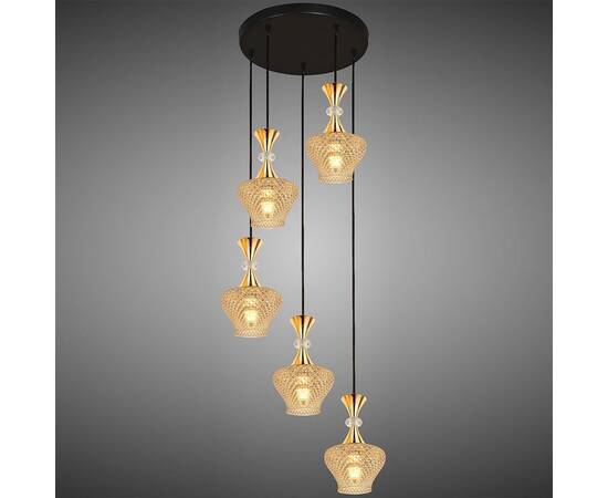 Подвесная люстра Reluce 09004-0.9-05 Amber, изображение 3