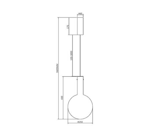 Подвесной светодиодный светильник Maytoni Nebula MOD182PL-L6CG3K, изображение 2