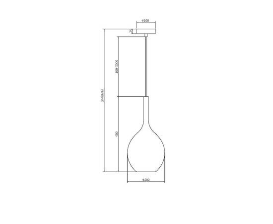 Подвесной светильник Maytoni Duality MOD271PL-01B2, изображение 2