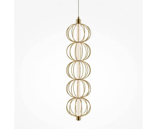 Подвесной светодиодный светильник Maytoni Golden Cage MOD216PL-L10G3K, изображение 5