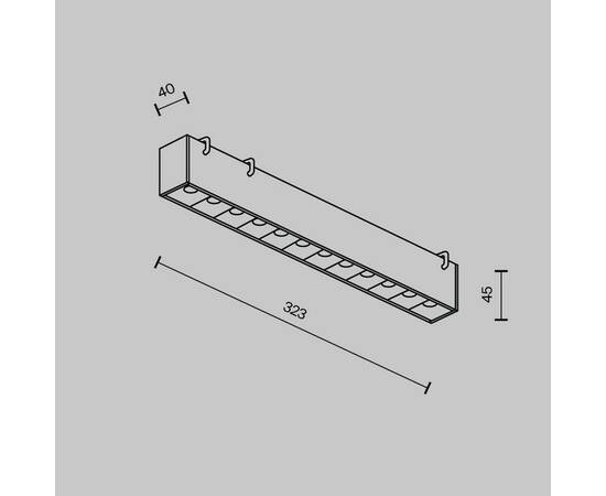 Подвесной светодиодный светильник Maytoni Technical Pendant system Parity Points TR128B-12W4K-M-B, изображение 2