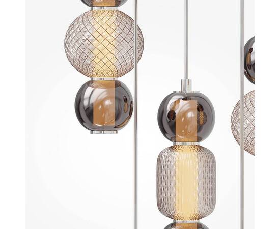 Подвесная светодиодная люстра Maytoni Drop MOD273PL-L80CH3K, изображение 4
