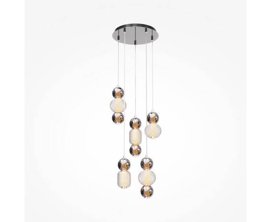 Подвесная светодиодная люстра Maytoni Drop MOD273PL-L80CH3K, изображение 6