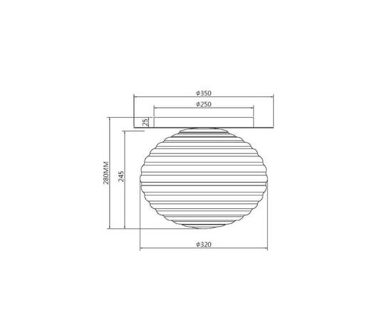 Потолочный светильник Maytoni Reels MOD268CL-01G, изображение 2