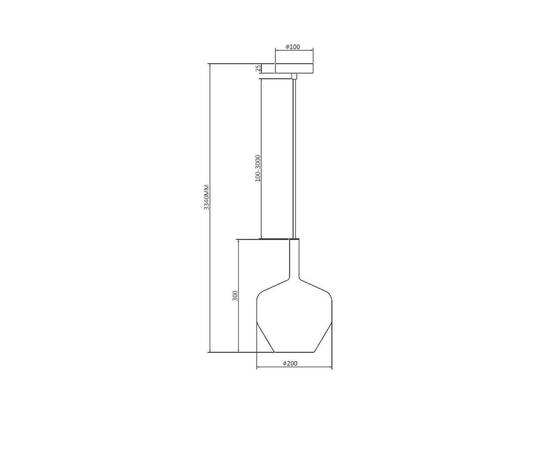 Подвесной светильник Maytoni Duality MOD271PL-01B6, изображение 2