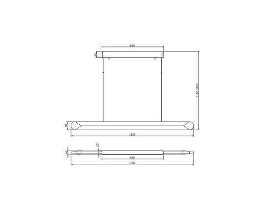 Подвесной светодиодный светильник Maytoni Motion MOD276PL-L40B3K, изображение 2