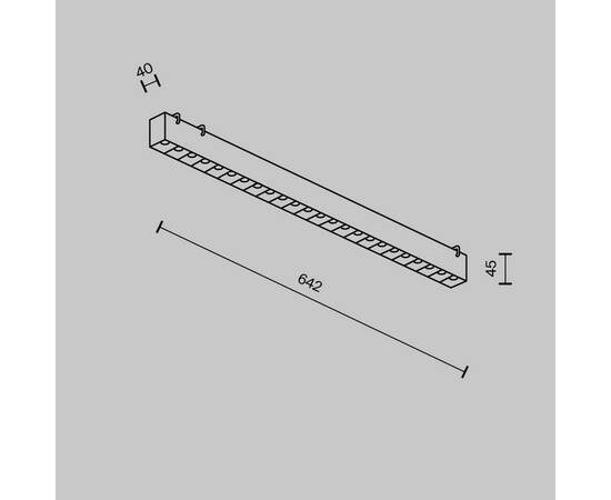 Подвесной светодиодный светильник Maytoni Technical Pendant system Parity Points TR128B-24W3K-M-W, изображение 2