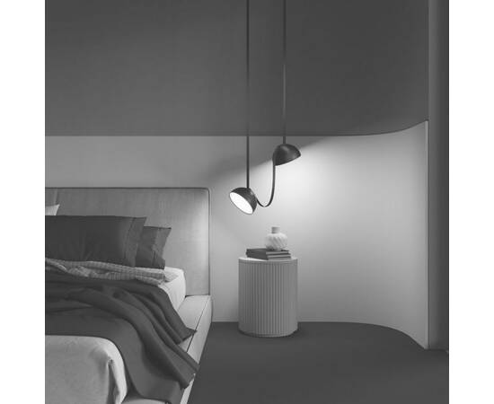 Подвесной светодиодный светильник Maytoni Technical Pendant system Parity Bowl TR126B-20W3K-B, изображение 7